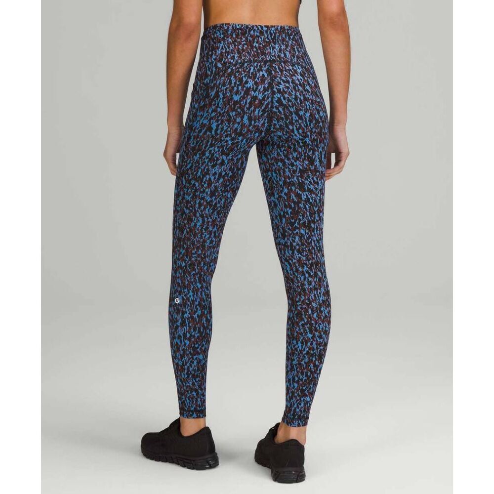 Lululemon Swift Speed High-Rise Tight 28" Leopard Camo Blue Nile Multi 2